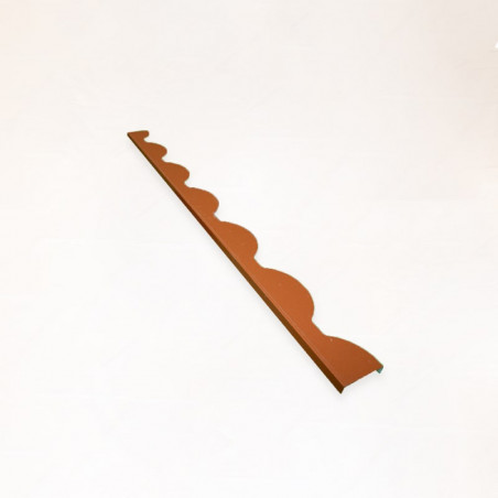 Remate Frontal Rojo Marron 1m