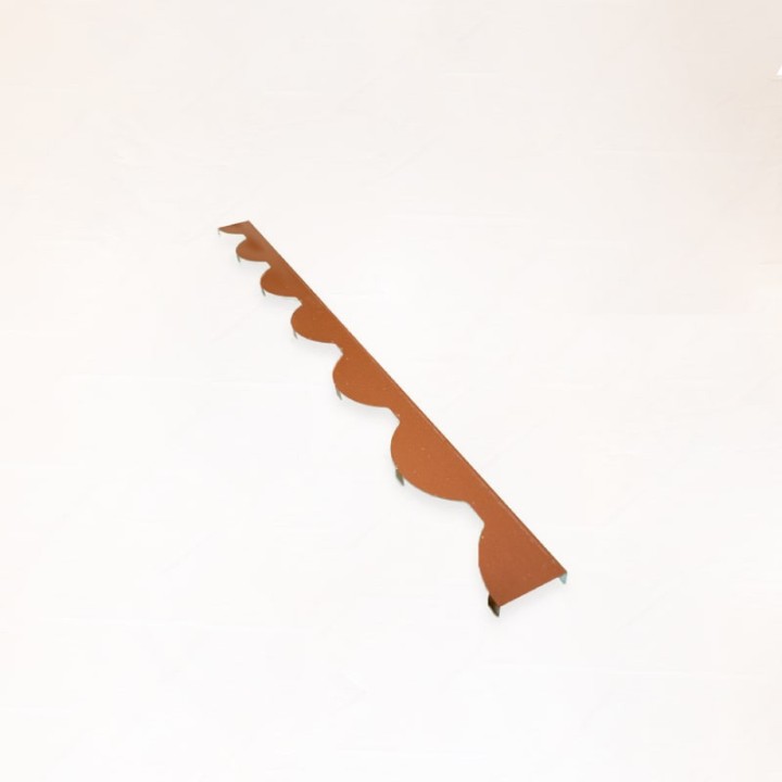 Remate Frontal Rojo Marron