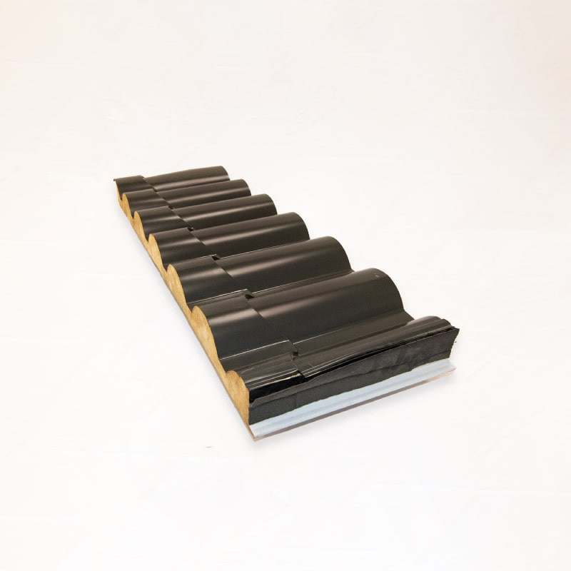 Panel Imitacion Teja Gris Pizarra Blanco