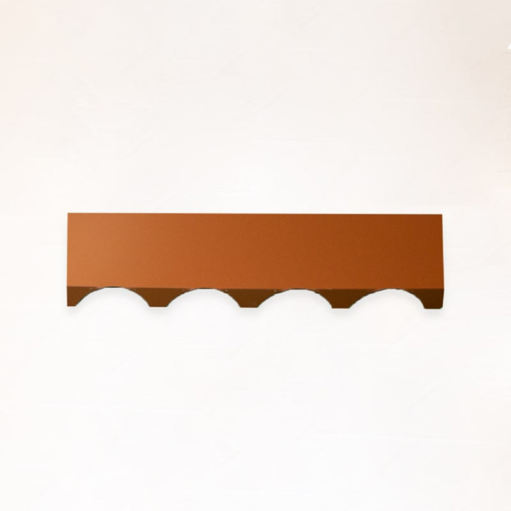 Remate de Cumbrera Rojo Marrón | Comprar Online | GHA