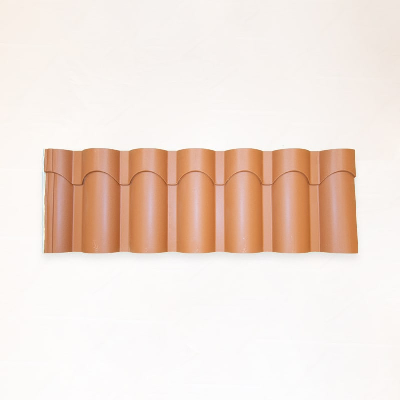 Panel Sandwich teja imitación ROJO MARRON BLANCO