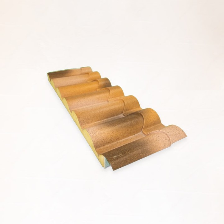 Panel Imitacion Teja Madera