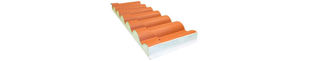 Panel Sándwich Imitación Teja | Comprar Online | GHA